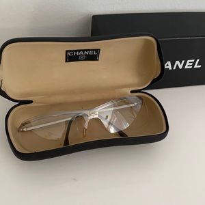 Chanel clear sunglasses